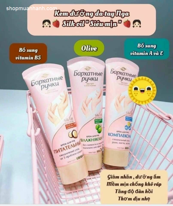 Kem dưỡng tay của Nga Silky Hands Nga-1