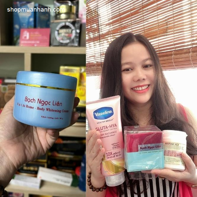 Kem Dưỡng Trắng Da Body Bạch Ngọc Liên 2in1-1