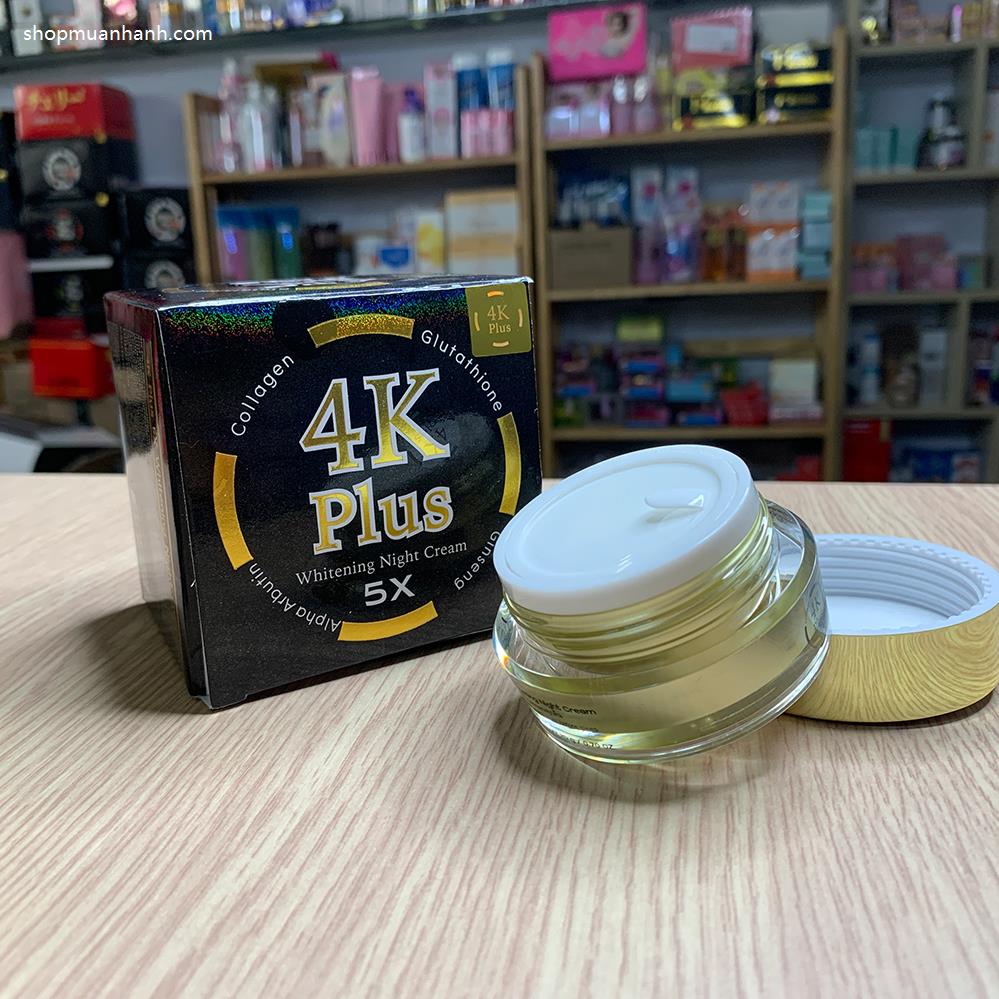 Kem Dưỡng Trắng Da Nhân Sâm 4k Plus Whitening Night Cream-1