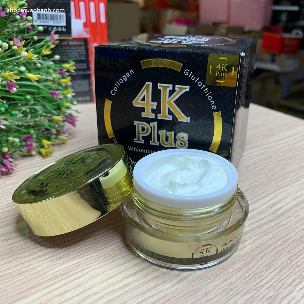 Kem Dưỡng Trắng Da Nhân Sâm 4k Plus Whitening Night Cream-2