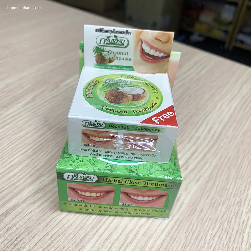 Kem làm Trắng Răng Herbal Clove Toothpaste Premium Quality nhanh chóng-1
