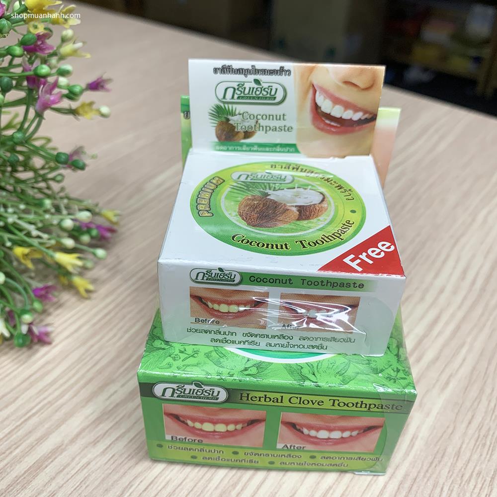 Kem làm Trắng Răng Herbal Clove Toothpaste Premium Quality nhanh chóng-2