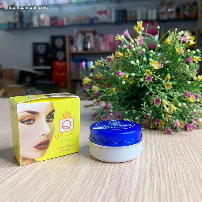 Kem Nghệ Trị Mụn Trắng Da Q’ Care White-1