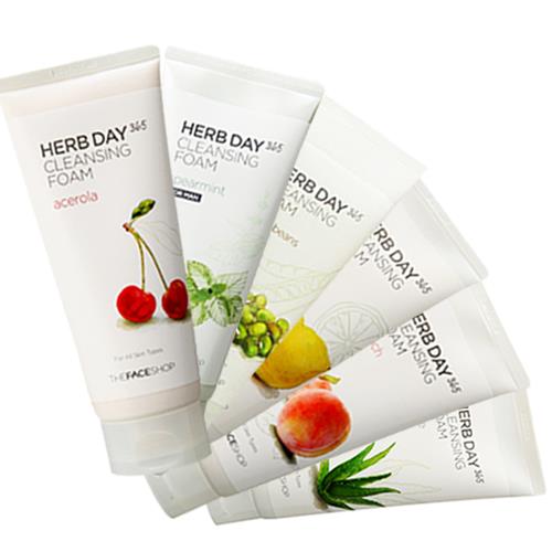 Sữa Rửa Mặt The Face Shop Herb Day 365 Cleansing Foam-3
