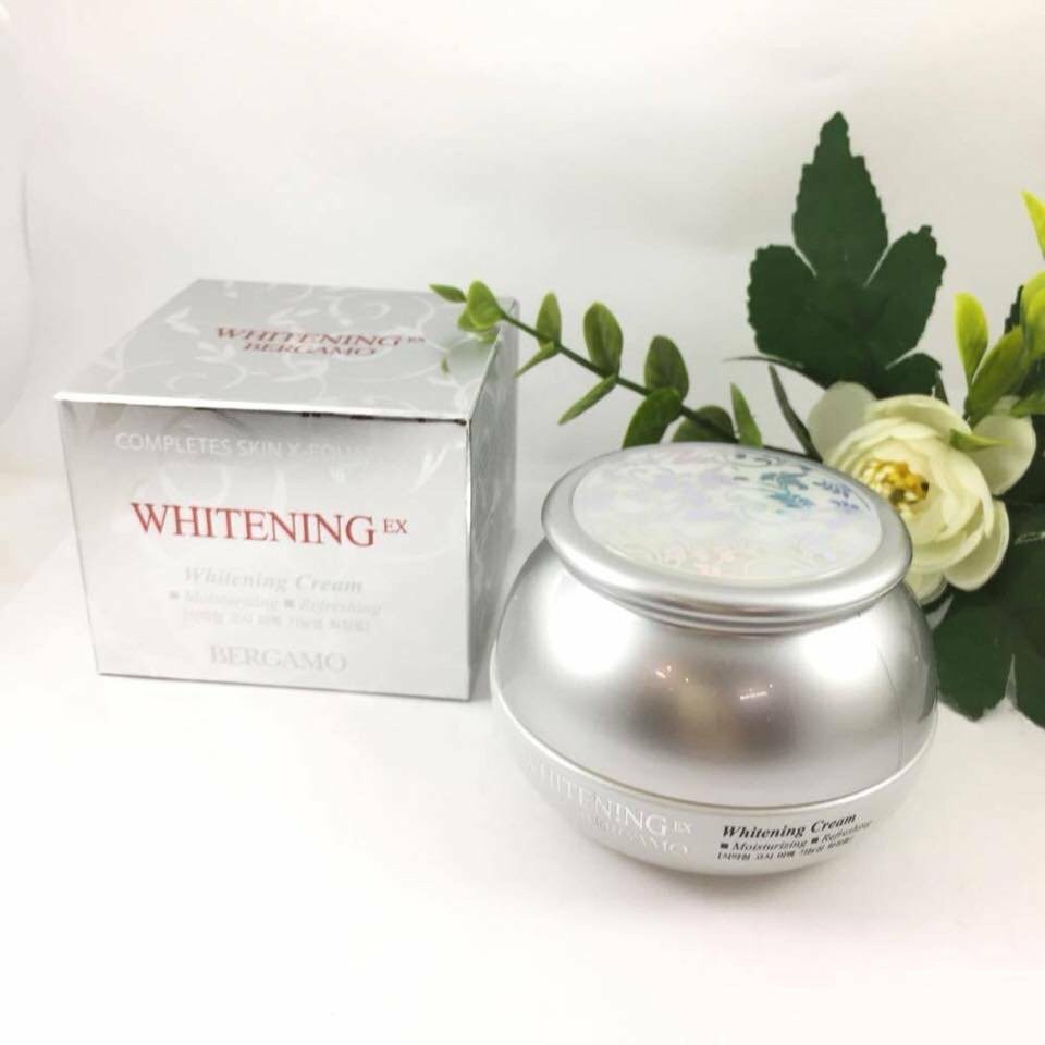 Kem Dưỡng Trắng Da Bergamo Whitening EX Cream Chính Hãng Hàn Quốc-1