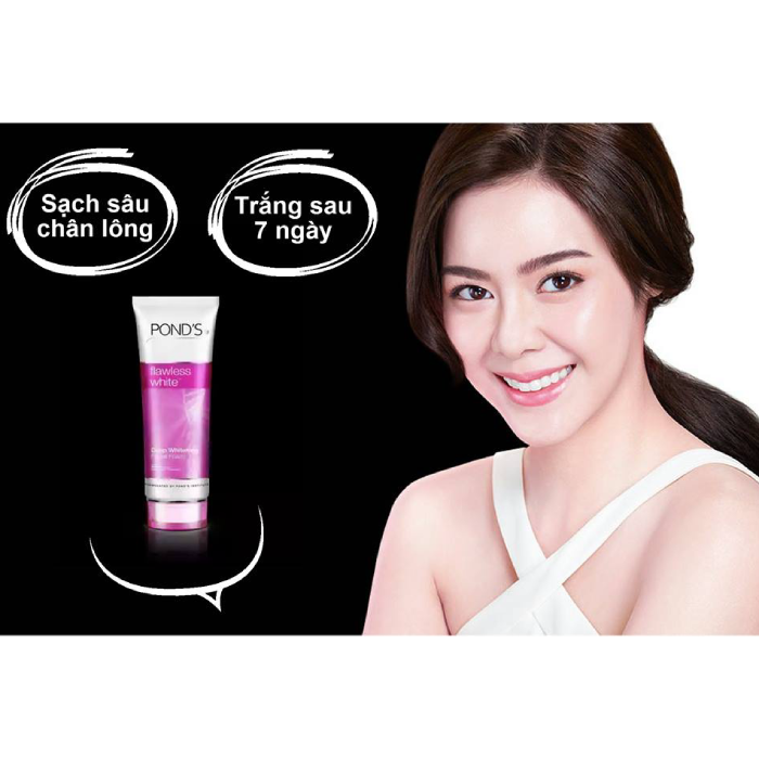 Sữa Rửa Mặt Trắng Không Tì Vết Cao Cấp Pond's Flawless White Thái Lan-1