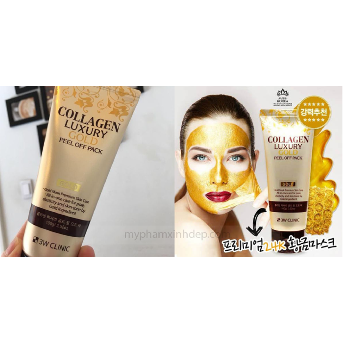 Mặt Nạ Vàng Tinh Chất Collagen And Luxury Gold Peel Off Pack-1