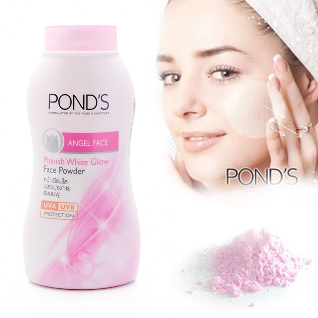 Phấn Phủ Dạng Bột Siêu Mịn Pond’s Angel Face Pinkish White Glow-2