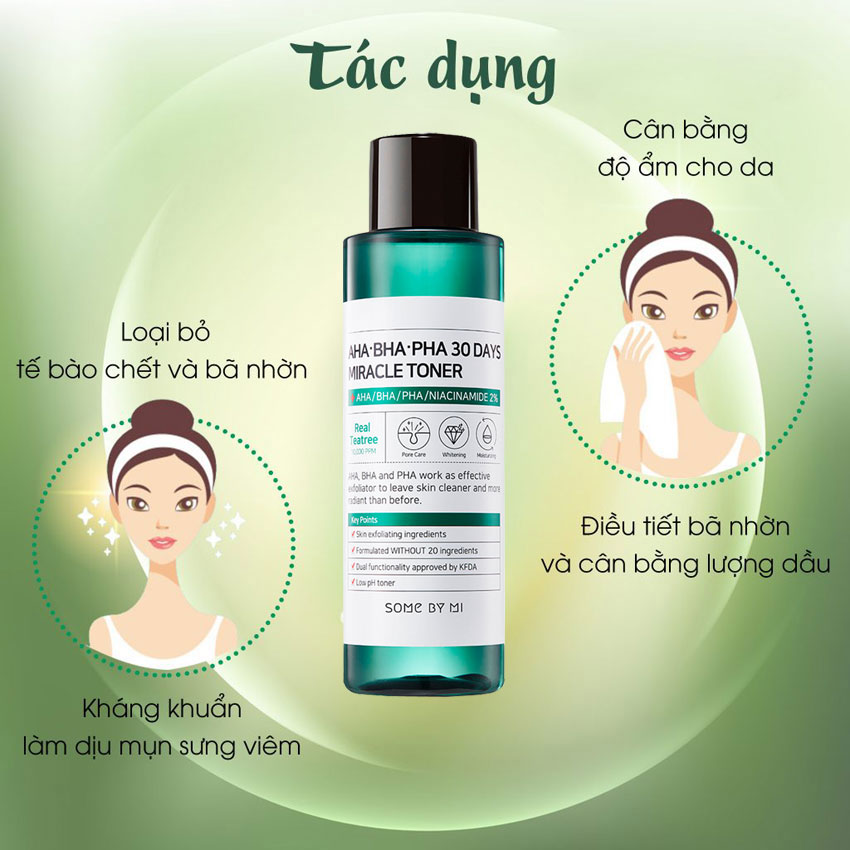 Nước Hoa Hồng Trị Mụn Tái Tạo Da Some By Mi AHA - BHA - PHA 30 Day Miracles-2
