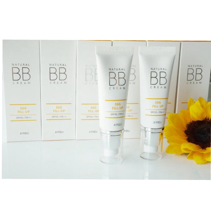 Kem Nền Natural BB Cream Egg Fill Up APIEU SPF35 PA-2