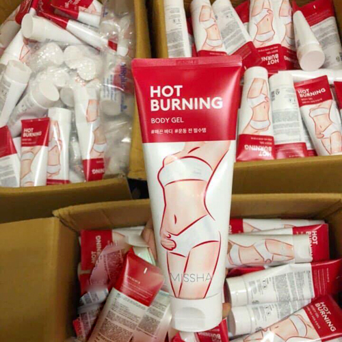 Gel Tan Mỡ Body Missha Hot Burning 200ml Mẫu Mới 2018-2
