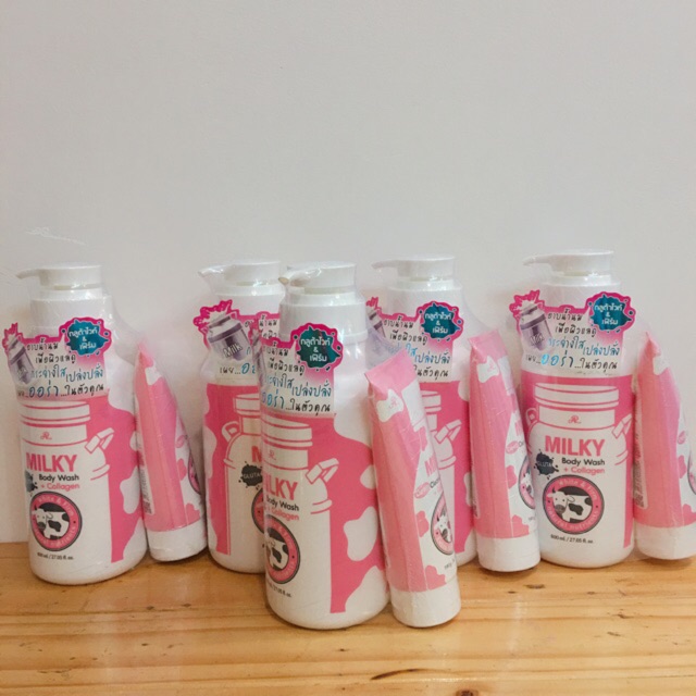 Sữa Tắm Milky Gluta Tặng Kèm Sữa Rửa Mặt Milky Gluta Chính Hãng Thái-3