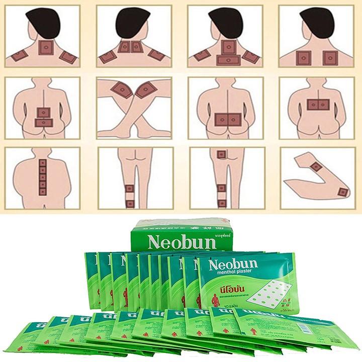 Miếng Dán Giảm Đau Neobun Menthol Plaster-2