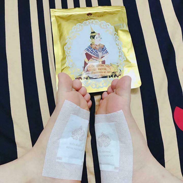 Miếng Dán Thải Độc Chân Gold Princess Royal Thái Lan-1