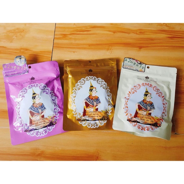 Miếng Dán Thải Độc Chân Gold Princess Royal Thái Lan-2