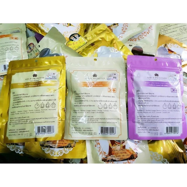 Miếng Dán Thải Độc Chân Gold Princess Royal Thái Lan-3