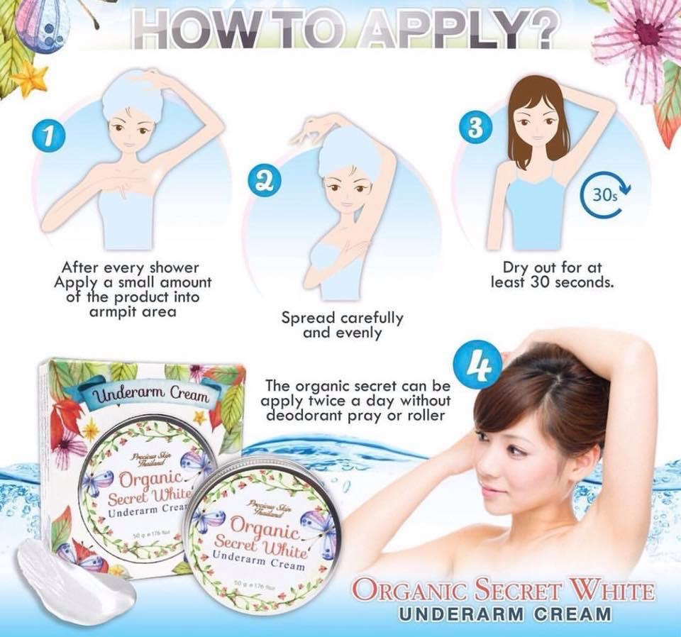 Kem Trị Thâm Nách Organic Secret White Underarm Cream-2