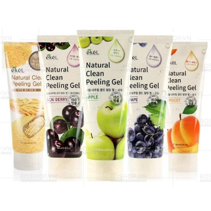 Tẩy Tế Bào Chết Chiết Xuất Từ Táo Ekel Natural Clean Peeling Gel Apple 180ML-2
