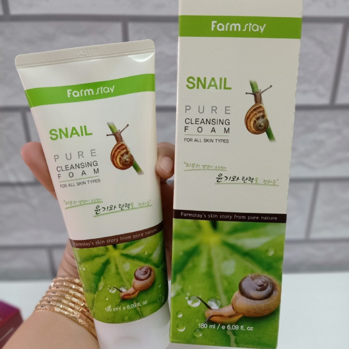Sữa Rửa Mặt Farm Stay Chiết Xuât Ốc Sên 180ml-2