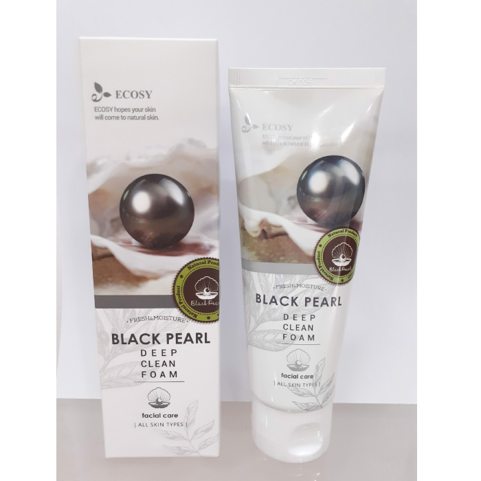 Sữa Rửa Mặt Ecosy Chiết Xuất Ngọc Trai Đen - Ecosy Black Pearl Deep Clean Foam 100ml-2