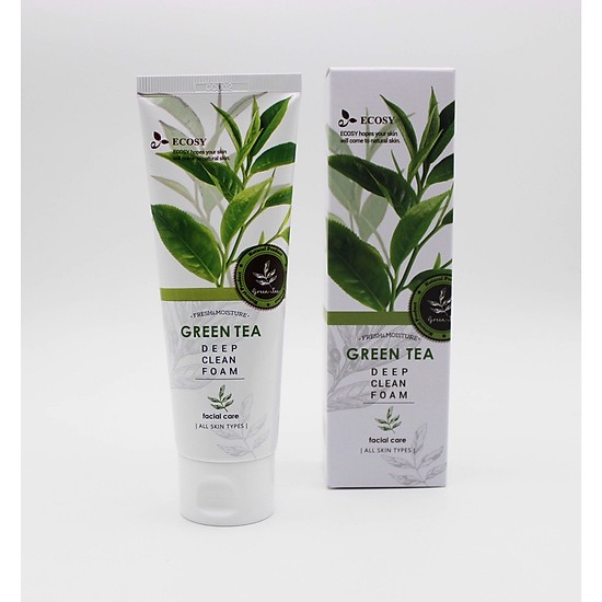Sữa Rửa Mặt Ecosy Chiết Xuất Trà Xanh - Ecosy Green Tea Deep Clean Foam 100ml-1