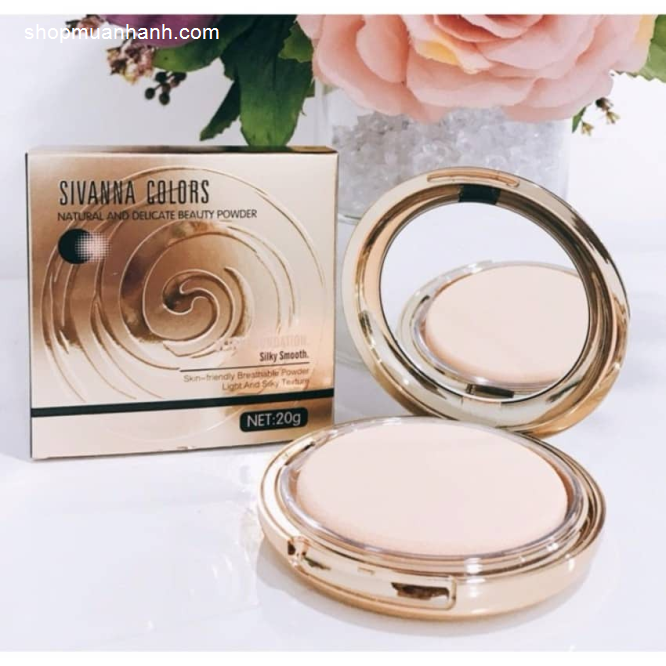 Phấn Phủ Nén Kiềm Dầu Sivanna Colors Thái Lan-1
