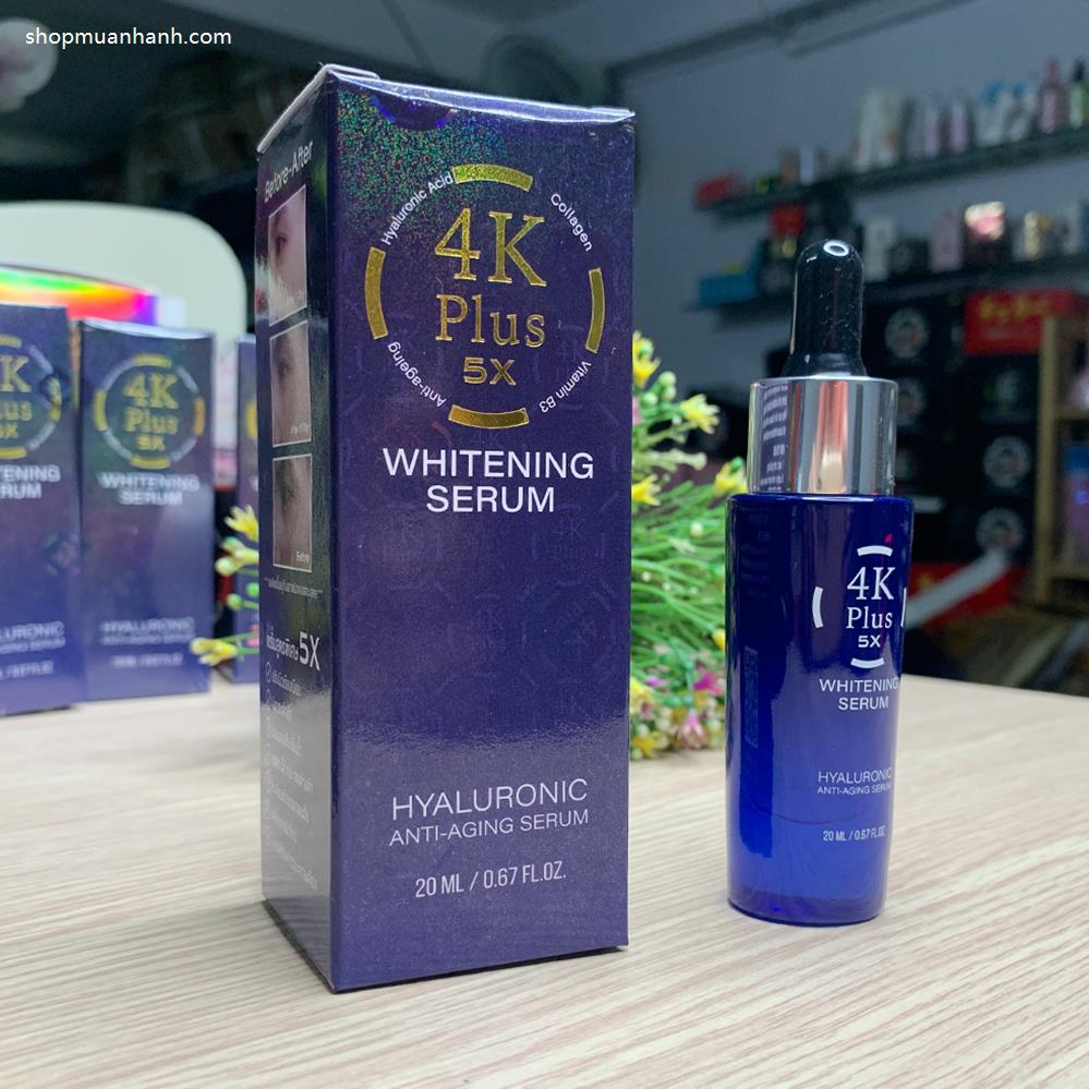 Serum 4K Plus 5X Whitening Thái Lan-3