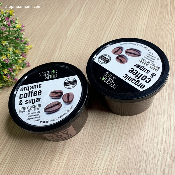 Tẩy Da Chết Toàn Thân Organic Coffee And Sugar Body Scrub Nga-3