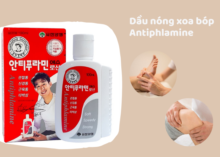 Lợi ích khi sử dụng dầu nóng xoa bóp Antiplamine hàng ngày