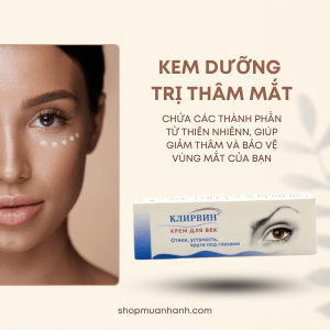 Dưỡng mắt trị thâm Klirvin - Tạm biệt quầng thâm lâu năm