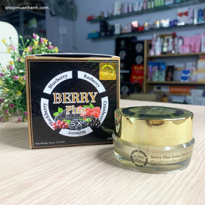 Dưỡng trắng da, mờ nám với Kem Berry Plus