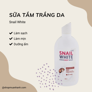 Sữa tắm làm trắng da Snail White Ốc Sên - Mang lại làn da trắng hồng tự nhiên