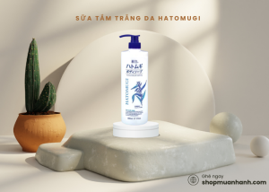 Trải Nghiệm Sữa Tắm Trắng Da Hatomugi 800ml