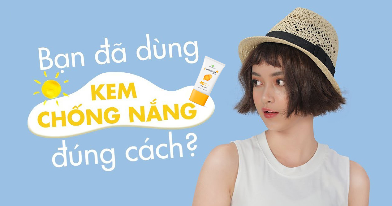 Cách thoa kem chống nắng chuẩn phái đẹp Hàn cam-nang-cham-soc-da - 1