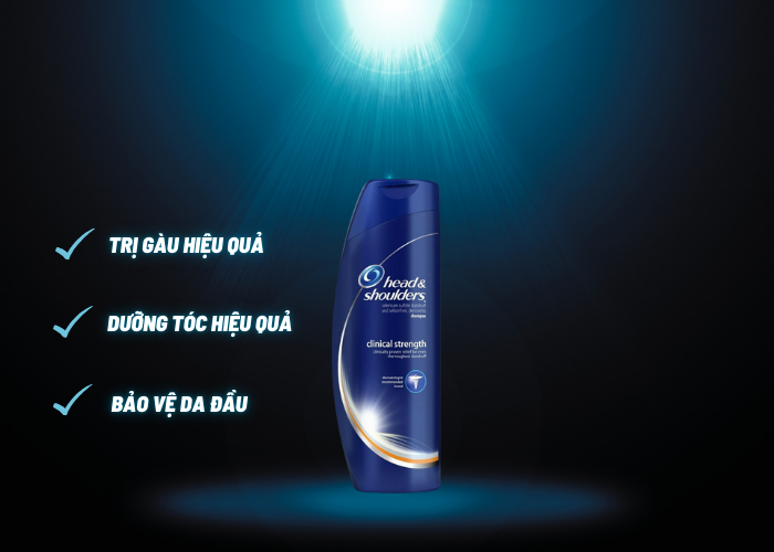 Đánh bay gàu với dầu gội đặc trị gàu Head and Shoulders Clinical Strength Sampoo bi-quyet-mua-sam - 1