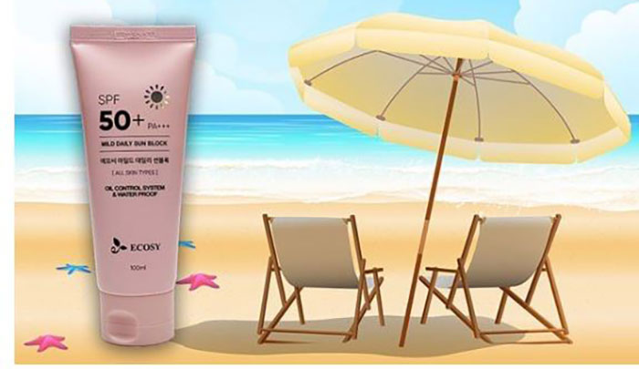 Kem Chống Nắng Ecosy Mild Daily Sun Block SPF50+ PA+++ 100ml Kem Chống Nắng-1