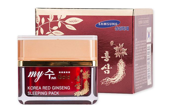 Kem Dưỡng Da Hồng Sâm Ban Đêm My Gold(Korea Red Ginseng Sleeping Pack) Dưỡng Da Mặt-1