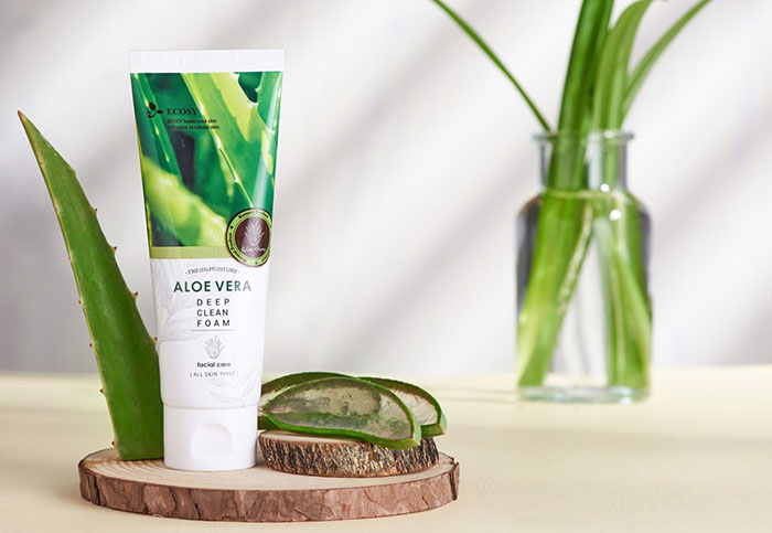 Sữa Rửa Mặt Ecosy Chiết Xuất Nha Đam - Ecosy Aloe Vera Deep Clean Foam 100ml Sữa Rửa Mặt-1
