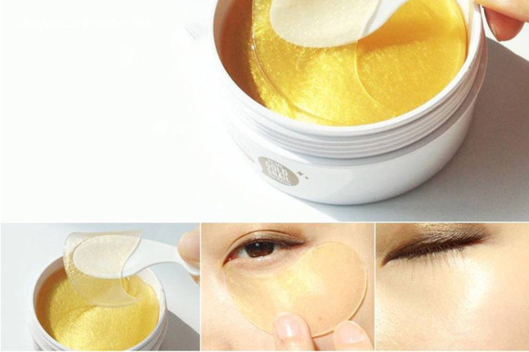 Đắp mắt chống lão hóa Collagen Luxury Gold Hydrogel Eye & Spot Patch 3W Clinic Mặt Nạ-1
