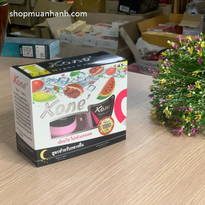 Kem Dưỡng Trắng Da Ban Đêm Night Cream Kone Thái Lan Dưỡng Da Mặt-1