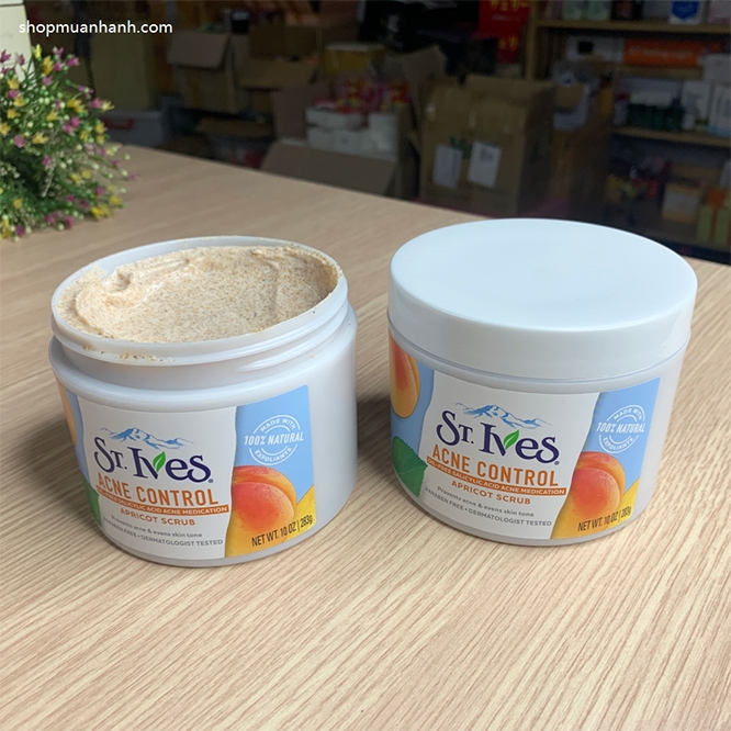 Kem Tẩy Tế Bào Chết Hương Mơ St.Ives Tẩy Tế Bào Chết-2