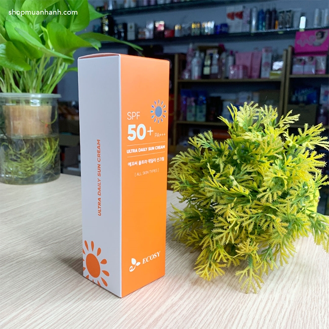 Kem Chống Nắng Ecosy Ultra Daily Sun Cream Kiềm Dầu Không Trôi 100ml Kem Chống Nắng-1