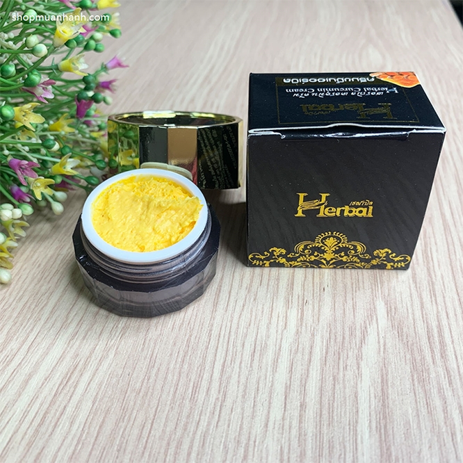 Kem Nghệ Herbal Thái Lan Mẫu Mới Dưỡng Da Mặt-1