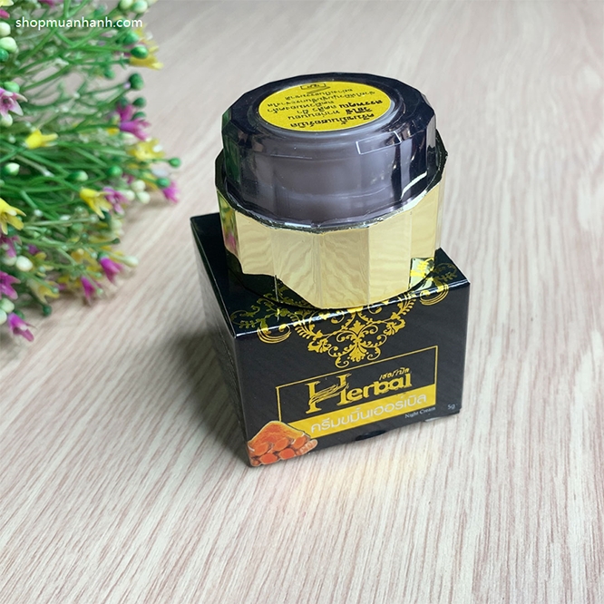 Kem Nghệ Herbal Thái Lan Mẫu Mới Dưỡng Da Mặt-5