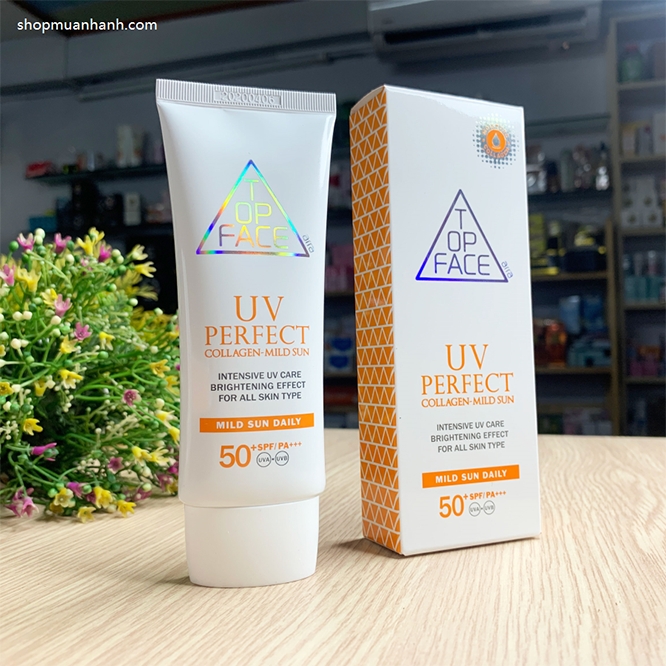 Kem Chống Nắng Top Face UV Perfect SPF50 Plus PA Hàn Quốc Kem Chống Nắng-4