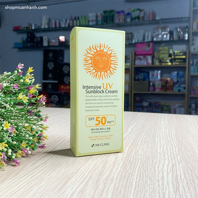 Kem chống nắng 3W Clinic Hàn Quốc bảo vệ da tối ưu Kem Chống Nắng-5