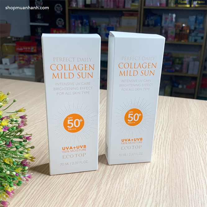 Kem Chống Nắng Collagen Mild Sun 70ml Chính Hãng Hàn Quốc Kem Chống Nắng-4