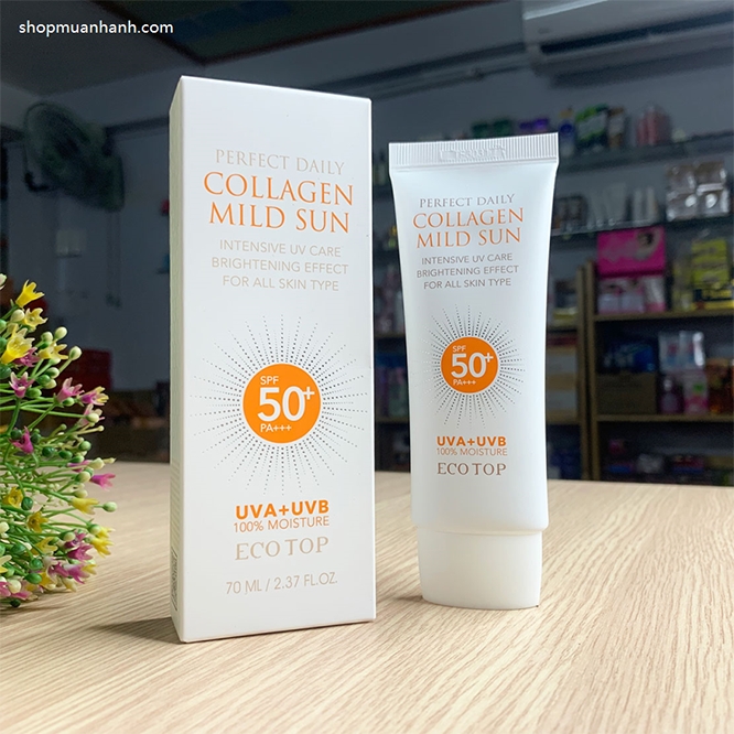 Kem Chống Nắng Collagen Mild Sun 70ml Chính Hãng Hàn Quốc Kem Chống Nắng-3