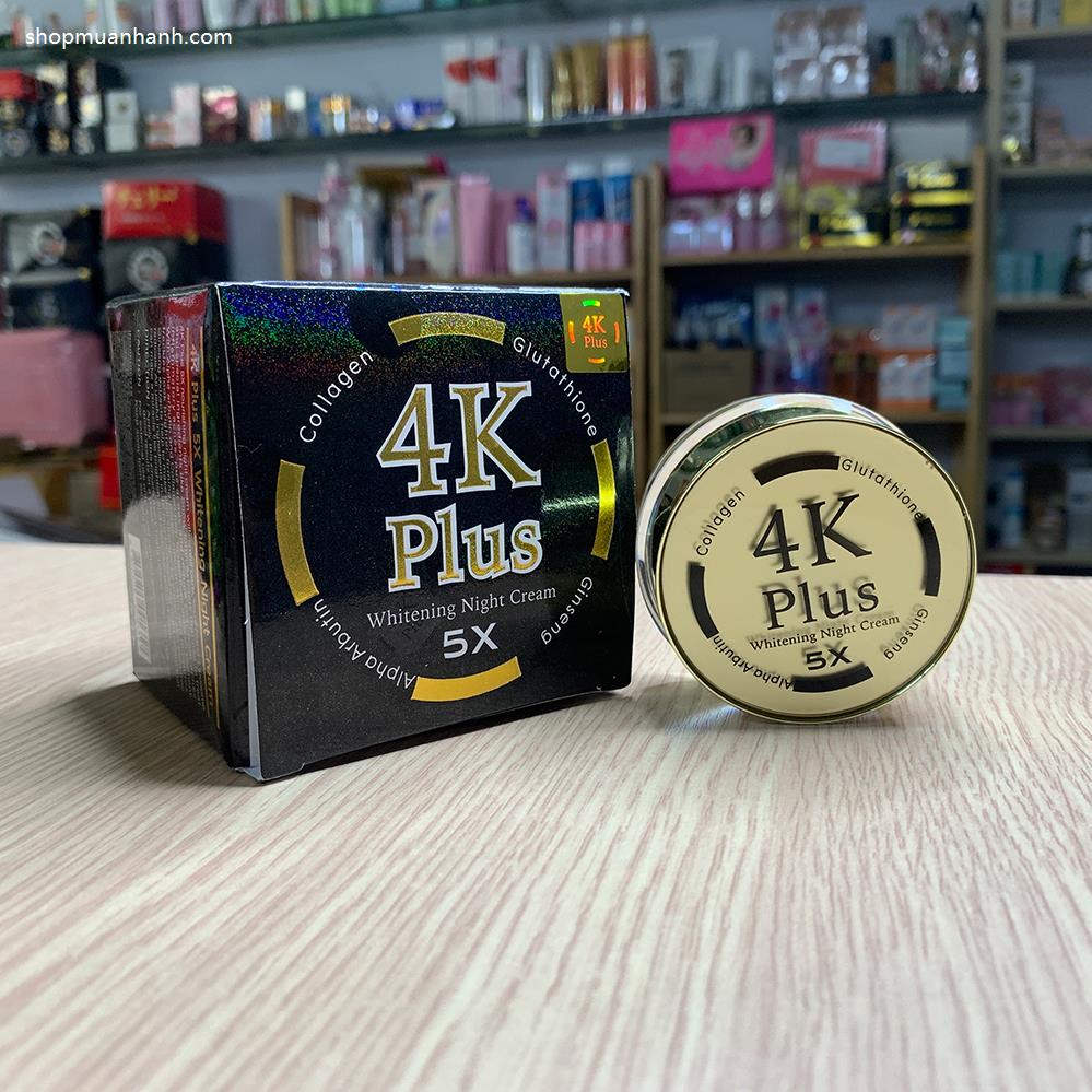 Kem Dưỡng Trắng Da Nhân Sâm 4k Plus Whitening Night Cream Dưỡng Da Mặt-1