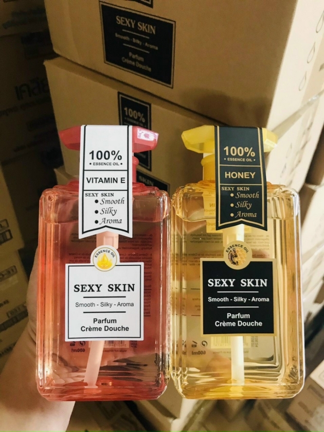 Sữa Tắm Hương Nước Hoa Sexy Skin của Pháp 600ml Sữa Tắm-1